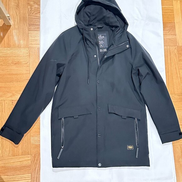 Hollister Men’s All-Weather Collection Parka – Black – Size M - Picture 3 of 6